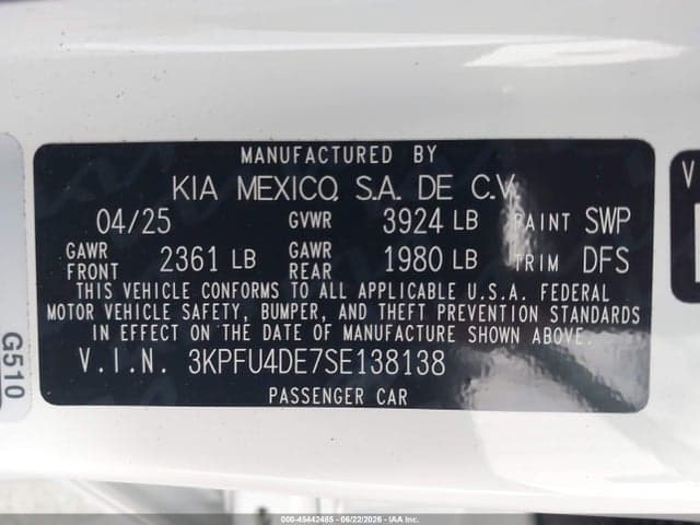 2025 KIA K4 EX 9