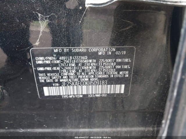 2019 SUBARU FORESTER PREMIUM 9
