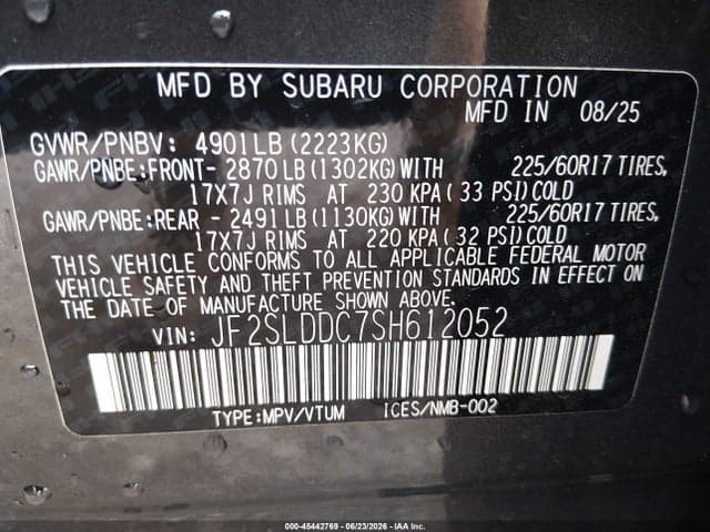2025 SUBARU FORESTER PREMIUM 9