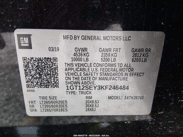 2019 GMC SIERRA 2500HD DENALI 9