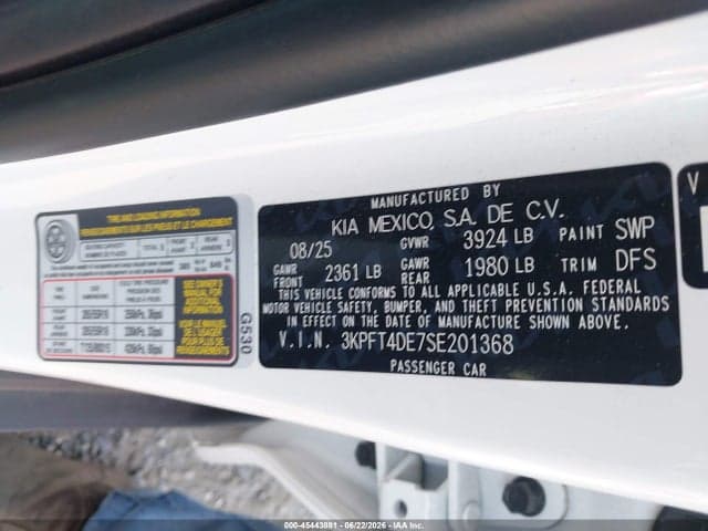 2025 KIA K4 LX 9