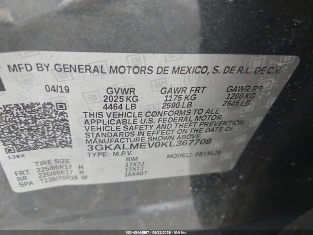 2019 GMC TERRAIN SLE 9