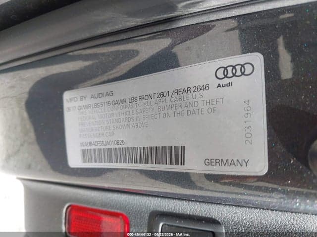 2018 AUDI S5 3.0T PREMIUM PLUS 6
