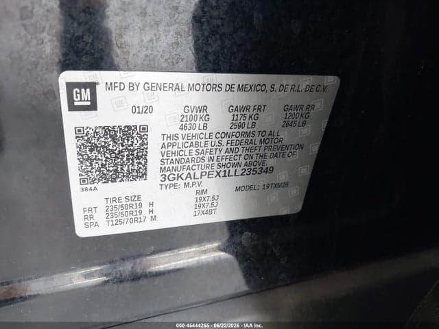 2020 GMC TERRAIN FWD SLT 9