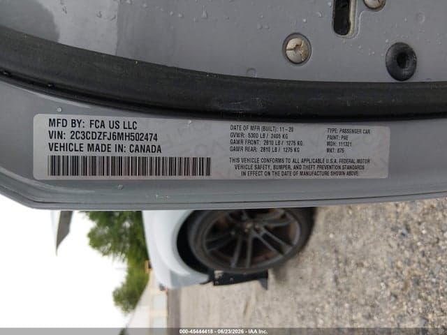 2021 DODGE CHALLENGER R/T SCAT PACK WIDEBODY 9