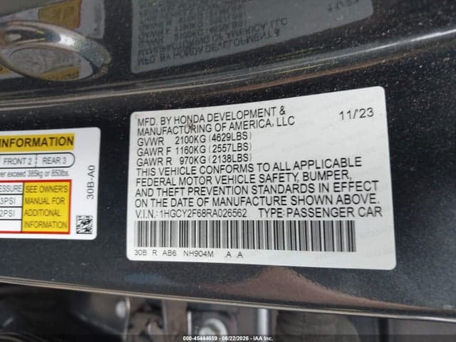 2024 HONDA ACCORD HYBRID EX-L 9