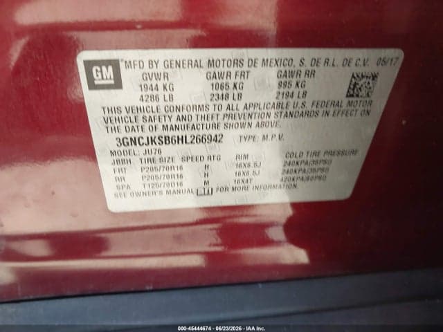 2017 CHEVROLET TRAX LS 9