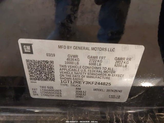 2019 GMC SIERRA 2500HD SLT 9