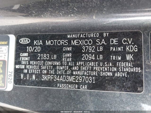 2021 KIA FORTE GT-LINE 9