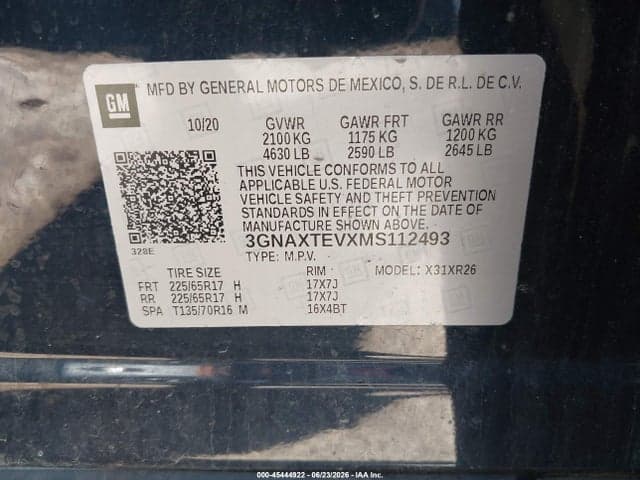 2021 CHEVROLET EQUINOX AWD 2FL 9