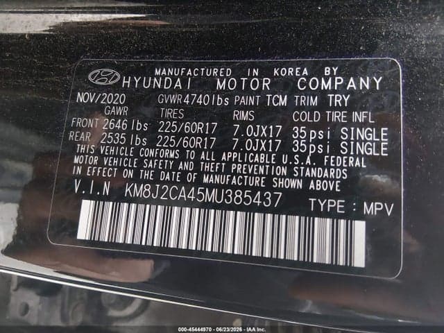 2021 HYUNDAI TUCSON SE 9
