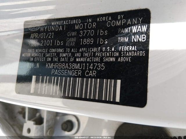 2021 HYUNDAI VENUE SE 9