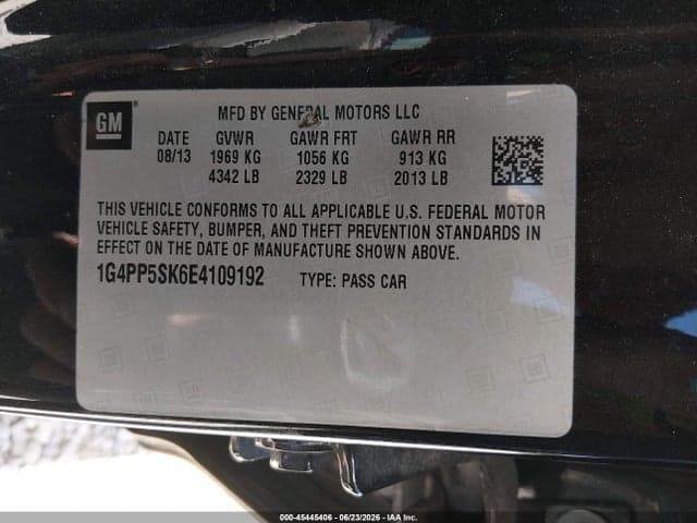 2014 BUICK VERANO 9