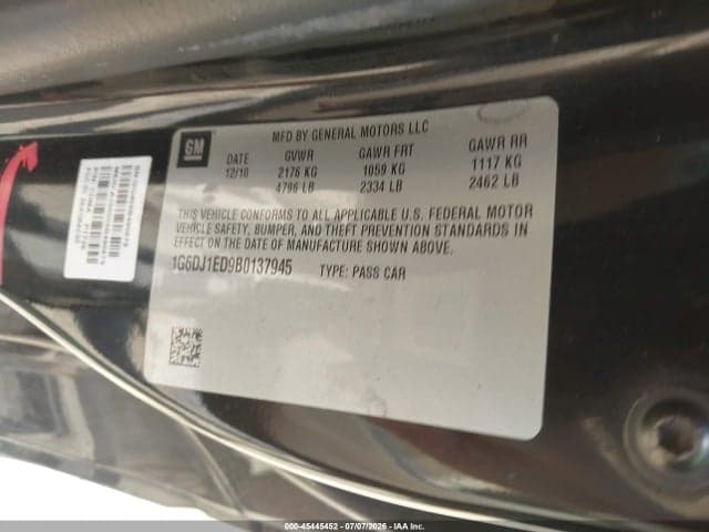 2011 CADILLAC CTS PERFORMANCE 9
