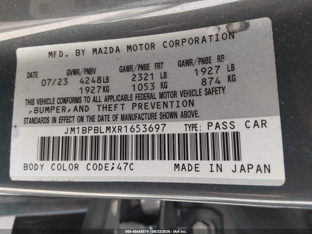 2024 MAZDA MAZDA3 2.5 S CARBON EDITION 9