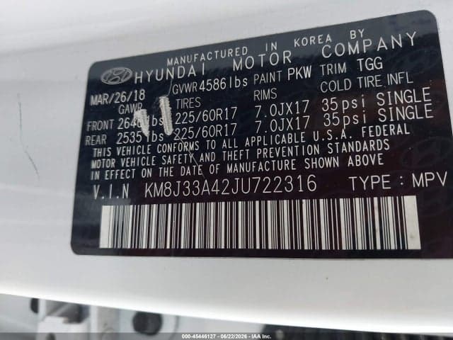 2018 HYUNDAI TUCSON SEL 9