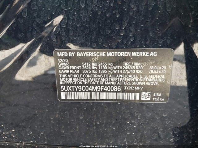 2021 BMW X3 M40I 9