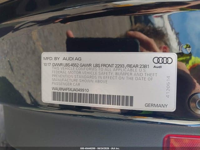 2018 AUDI A5 2.0T PREMIUM 9