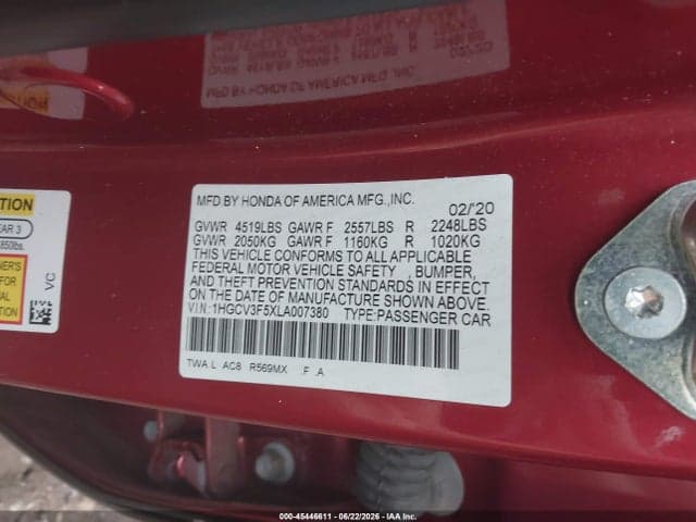 2020 HONDA ACCORD HYBRID EX-L 9