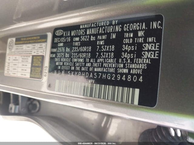 2017 KIA SORENTO 3.3L EX 9