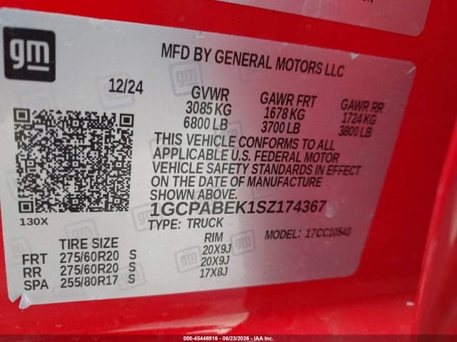 2025 CHEVROLET SILVERADO 1500 2WD SHORT BED CUSTOM 9
