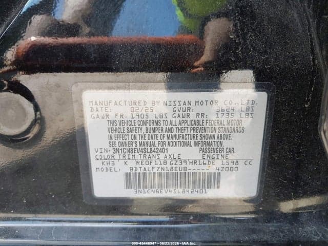 2025 NISSAN VERSA 1.6 SV 9