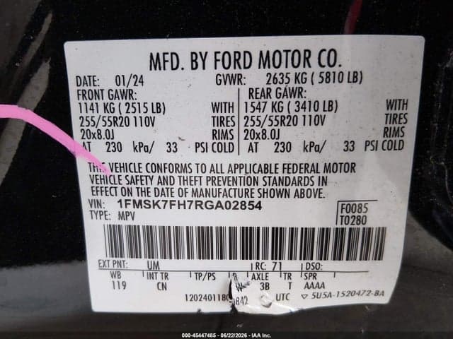 2024 FORD EXPLORER LIMITED 9