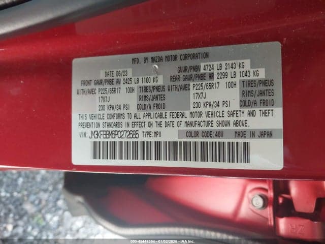 2023 MAZDA CX-5 2.5 S SELECT 9