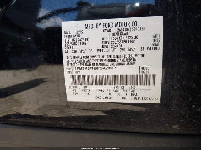 2023 FORD EXPLORER LIMITED 9