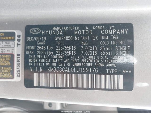 2020 HYUNDAI TUCSON SEL 9