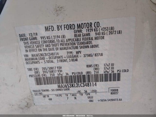 2020 FORD ECOSPORT TITANIUM 9