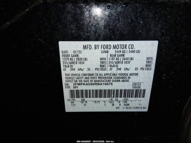 2024 FORD EDGE SE 9