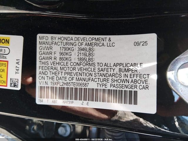 2026 HONDA CIVIC SPORT 9