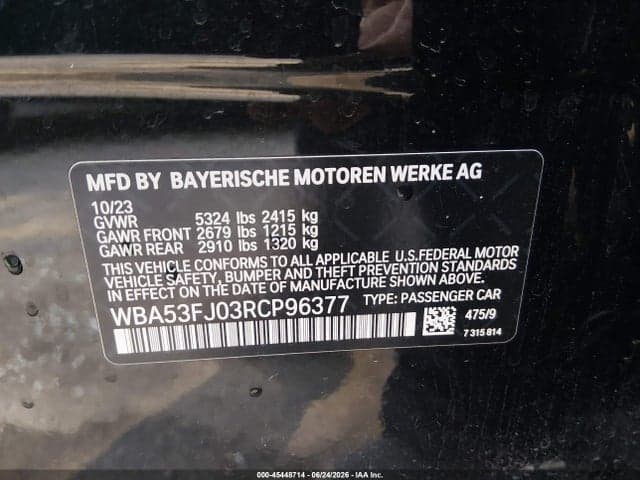 2024 BMW 530I XDRIVE 9