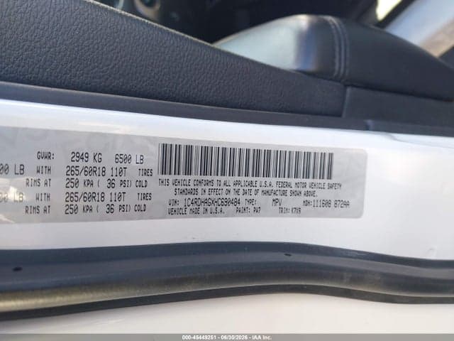 2017 DODGE DURANGO SXT RWD 9