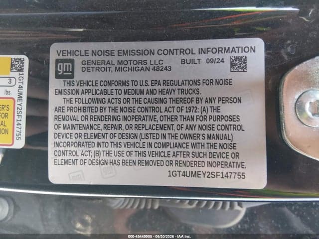 2025 GMC SIERRA 2500HD 4WD STANDARD BED SLE 9