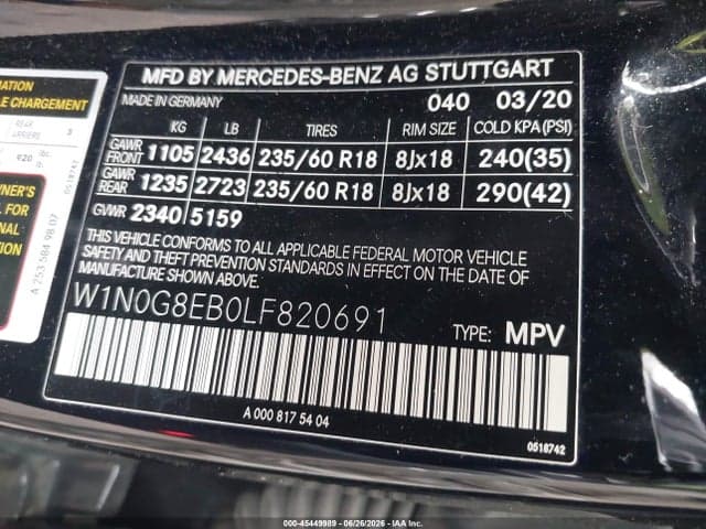 2020 MERCEDES-BENZ GLC 300 4MATIC 9