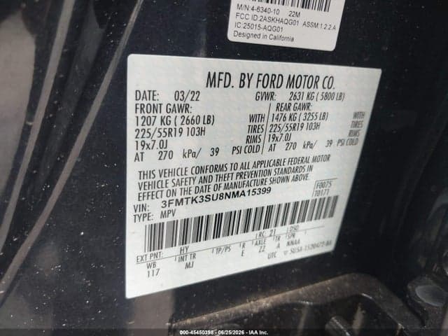 2022 FORD MUSTANG MACH-E PREMIUM 10