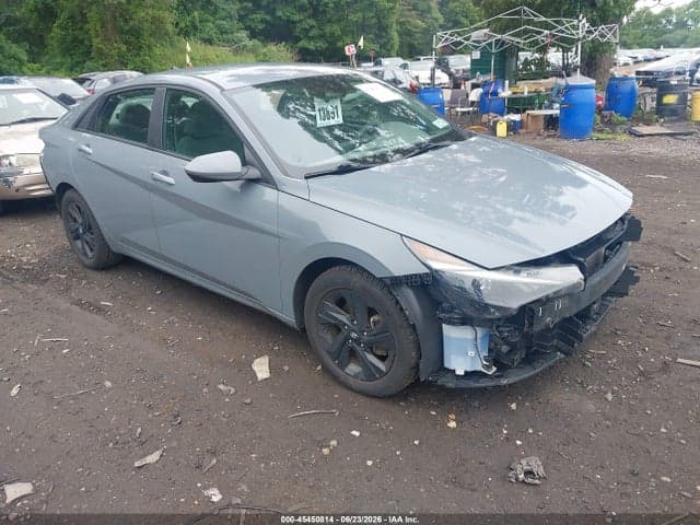 2021 HYUNDAI ELANTRA HYBRID BLUE
