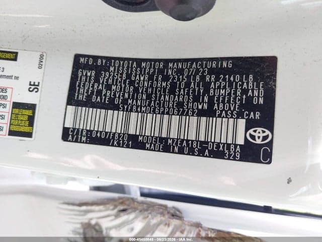2023 TOYOTA COROLLA LE 9