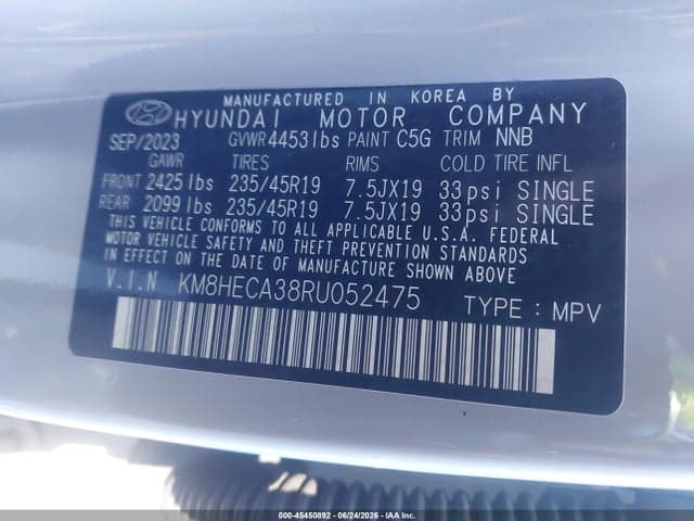 2024 HYUNDAI KONA LIMITED 9