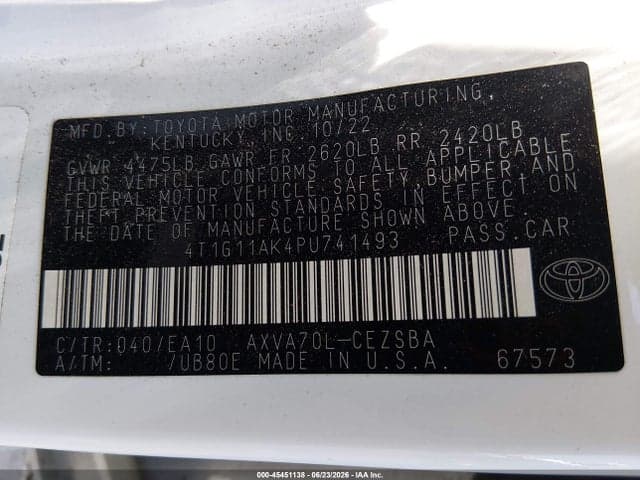 2023 TOYOTA CAMRY SE 9