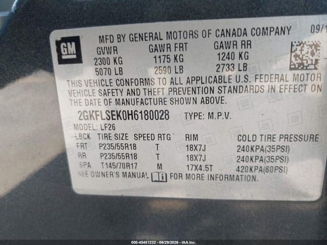 2017 GMC TERRAIN SLE-1 9