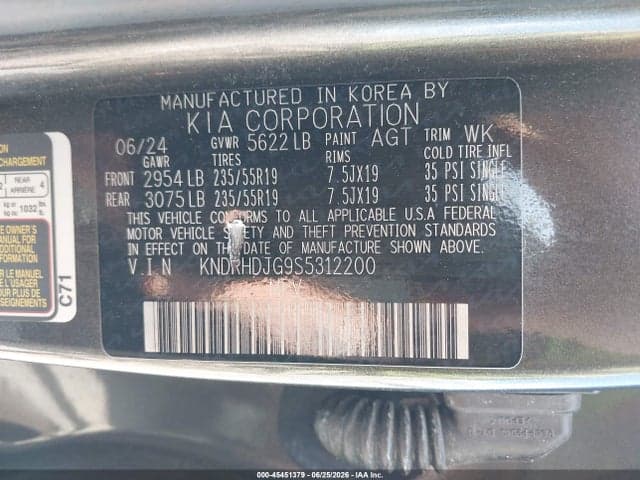2025 KIA SORENTO HYBRID EX 9