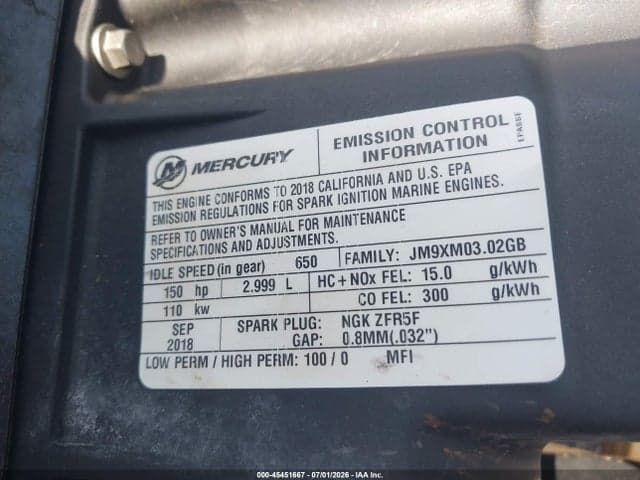 2019 MERCURY MOTOR 9