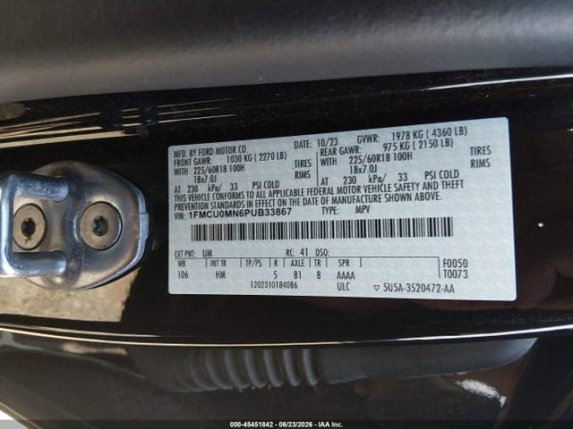 2023 FORD ESCAPE ST-LINE 9