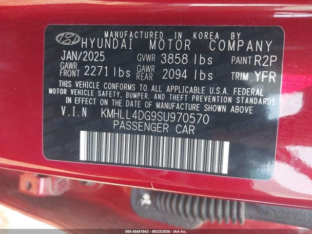 2025 HYUNDAI ELANTRA SE 9