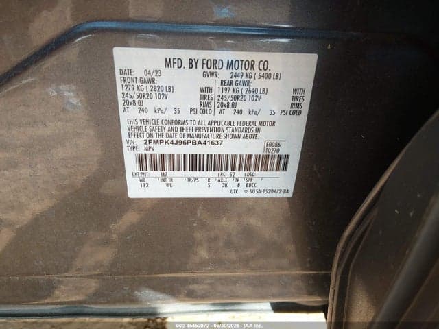 2023 FORD EDGE ST-LINE 9