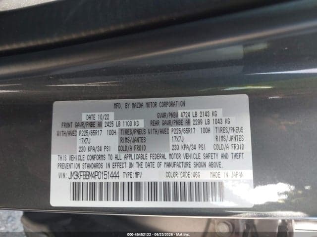 2023 MAZDA CX-5 2.5 S SELECT 9