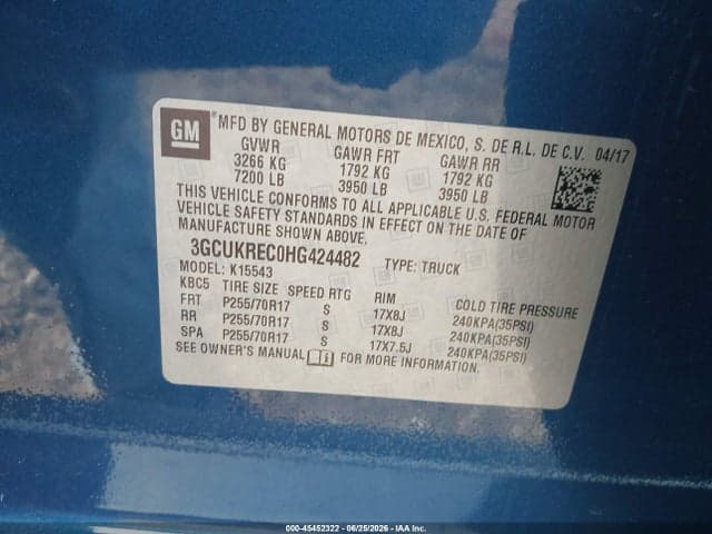 2017 CHEVROLET SILVERADO 1500 LT 9